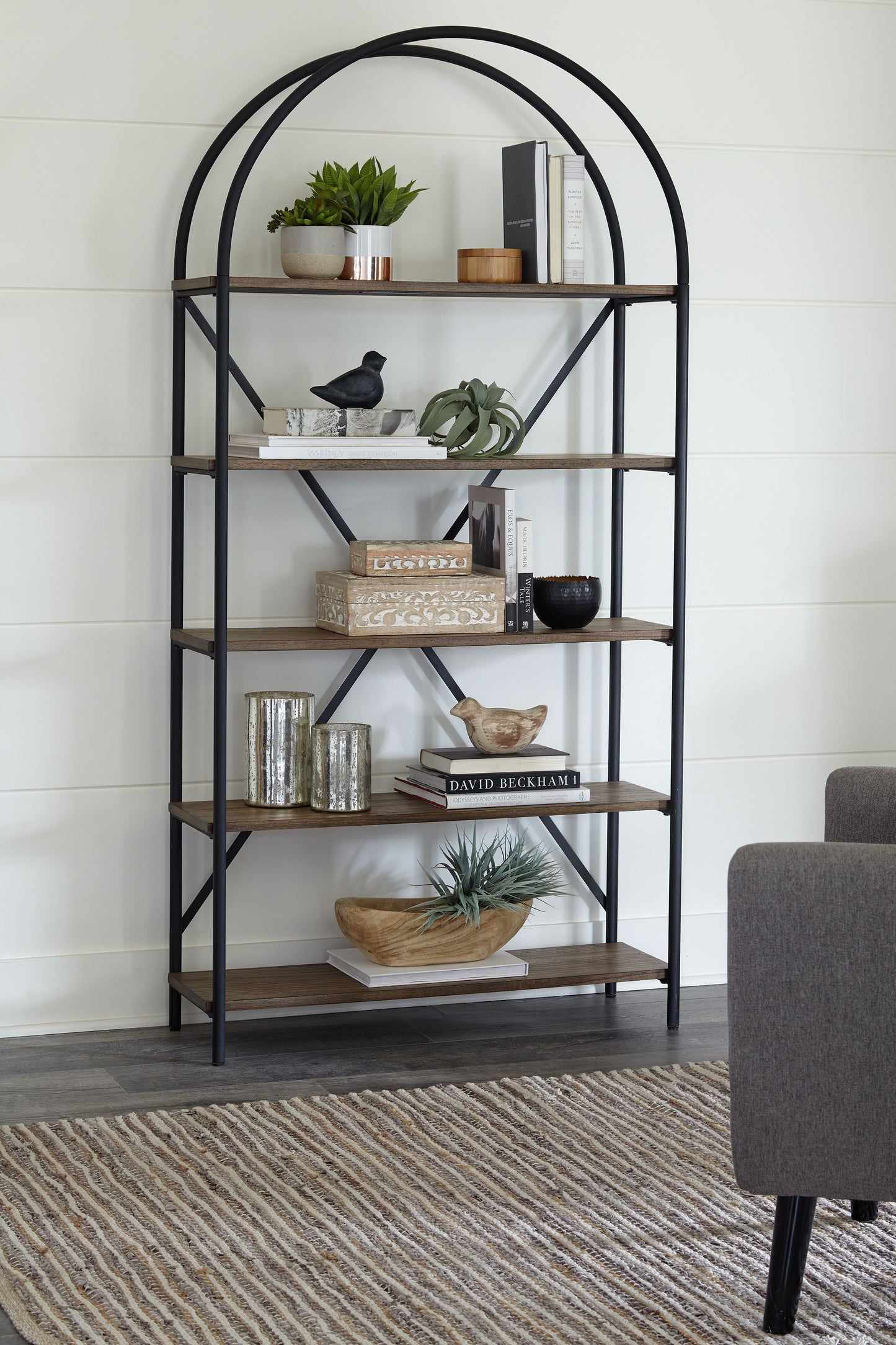 Galtbury - Brown / Black - Bookcase