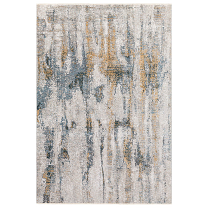 Ladoga - Modern 5 X 8 Rug - Pearl Silver