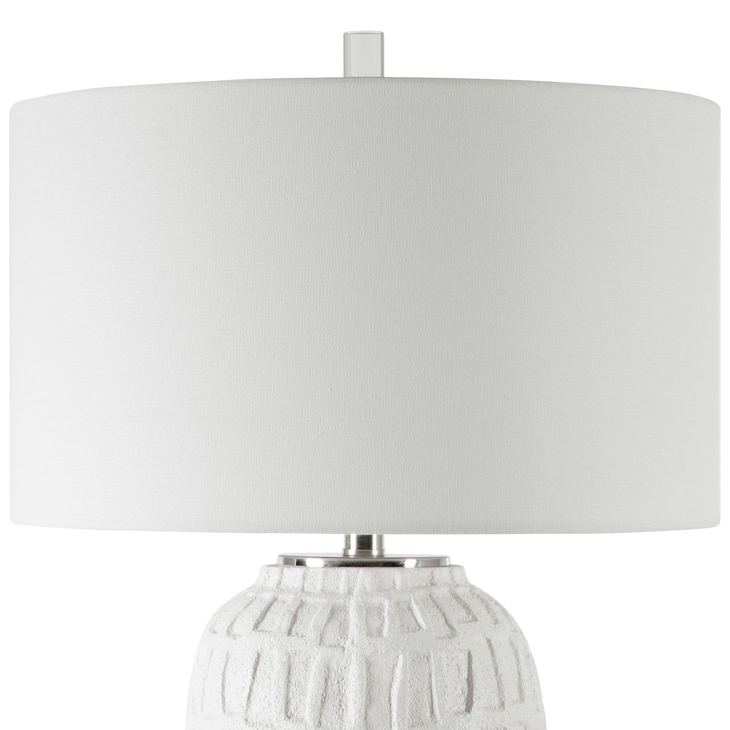 Caelina - Textured Table Lamp - White