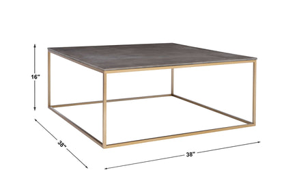 Trebon - Modern Coffee Table - Dark Gray