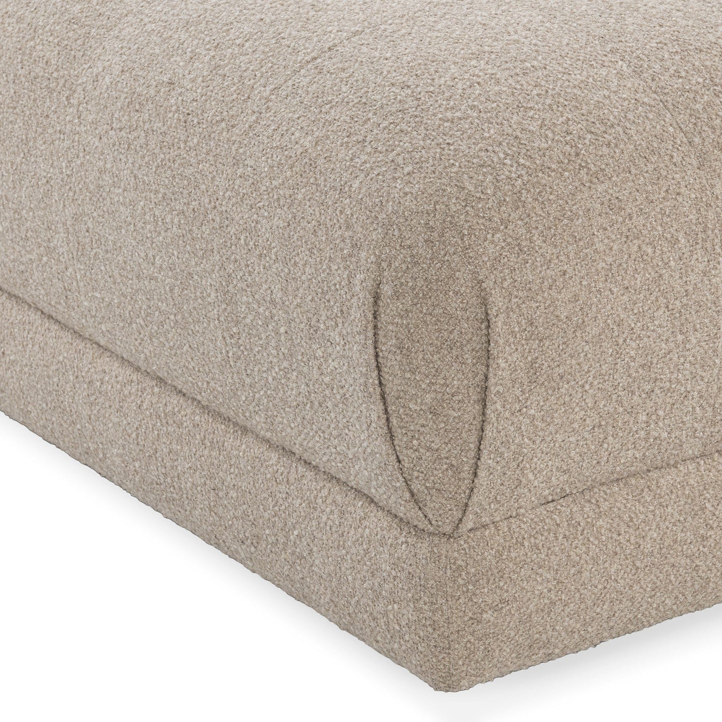 Adalynne - Upholstered Square Ottoman - Buttermilk