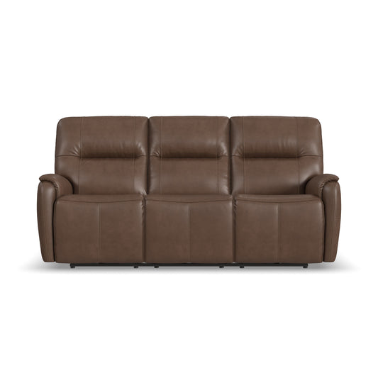 Wilson - Power Reclining Sofa With Power Headrests - Dark Brown