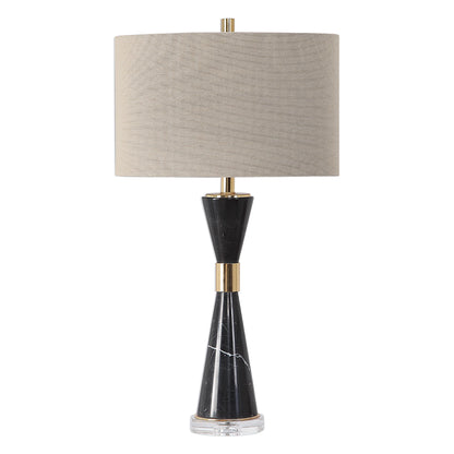 Alastair - Marble Table Lamp - Black