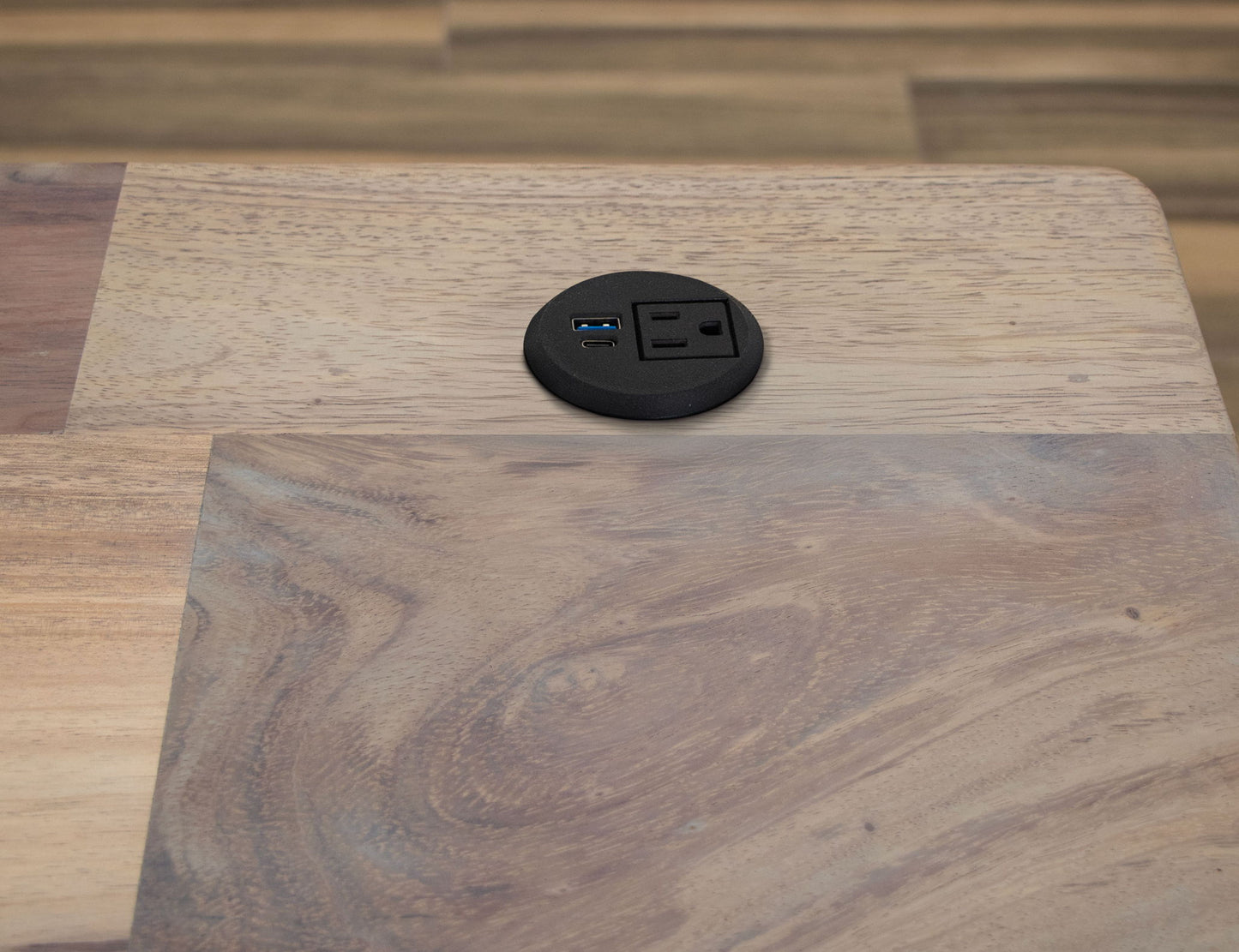 Natural Parota - Desk - Brown Cappuccino