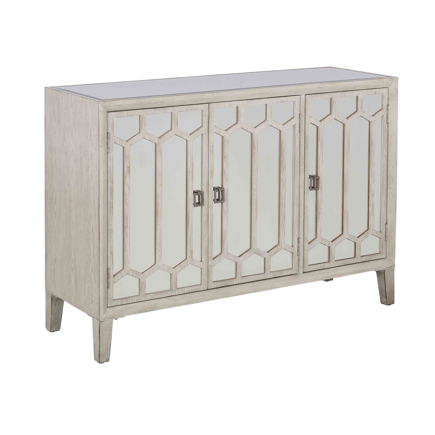 Windsor - Three Door Credenza - Burnished White