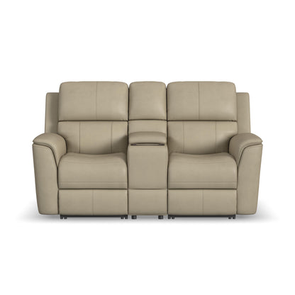 Henry - Power Reclining Loveseat With Console & Power Headrests & Lumbar