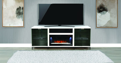 Napa 4 Doors Console With Fireplace Insert Option