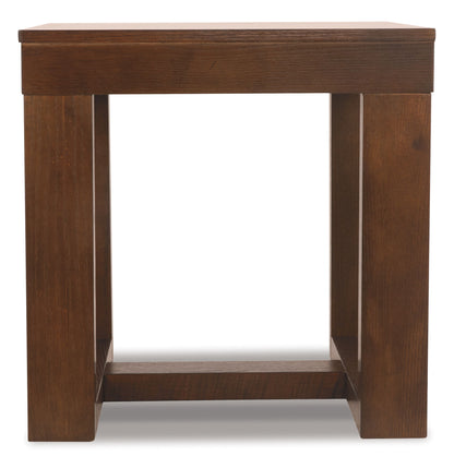 Watson - Square End Table - Dark Brown