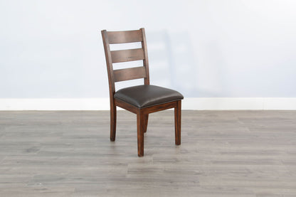 Tuscany - Ladderback Chair, New-Cushion Seat (Set of 2) - Vintage Mocha