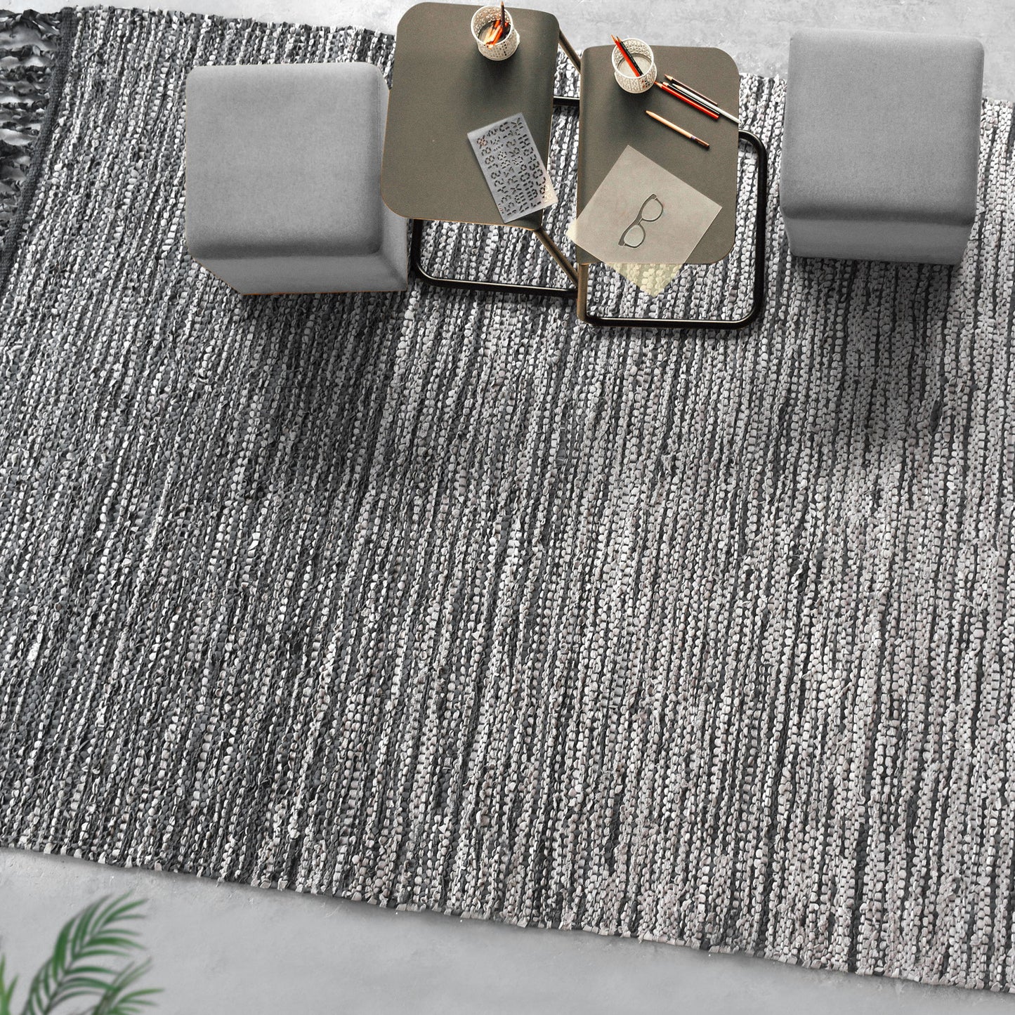 Kirvin - Wool 6 X 9 Rug - Dark Gray