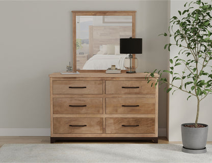 Natural Parota - Mirror - Brown Cappuccino