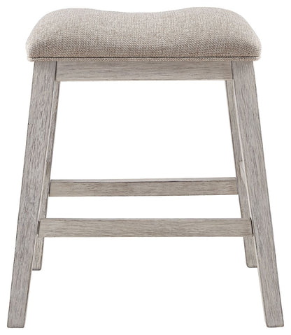 Skempton - White - Upholstered Stool (Set of 2)