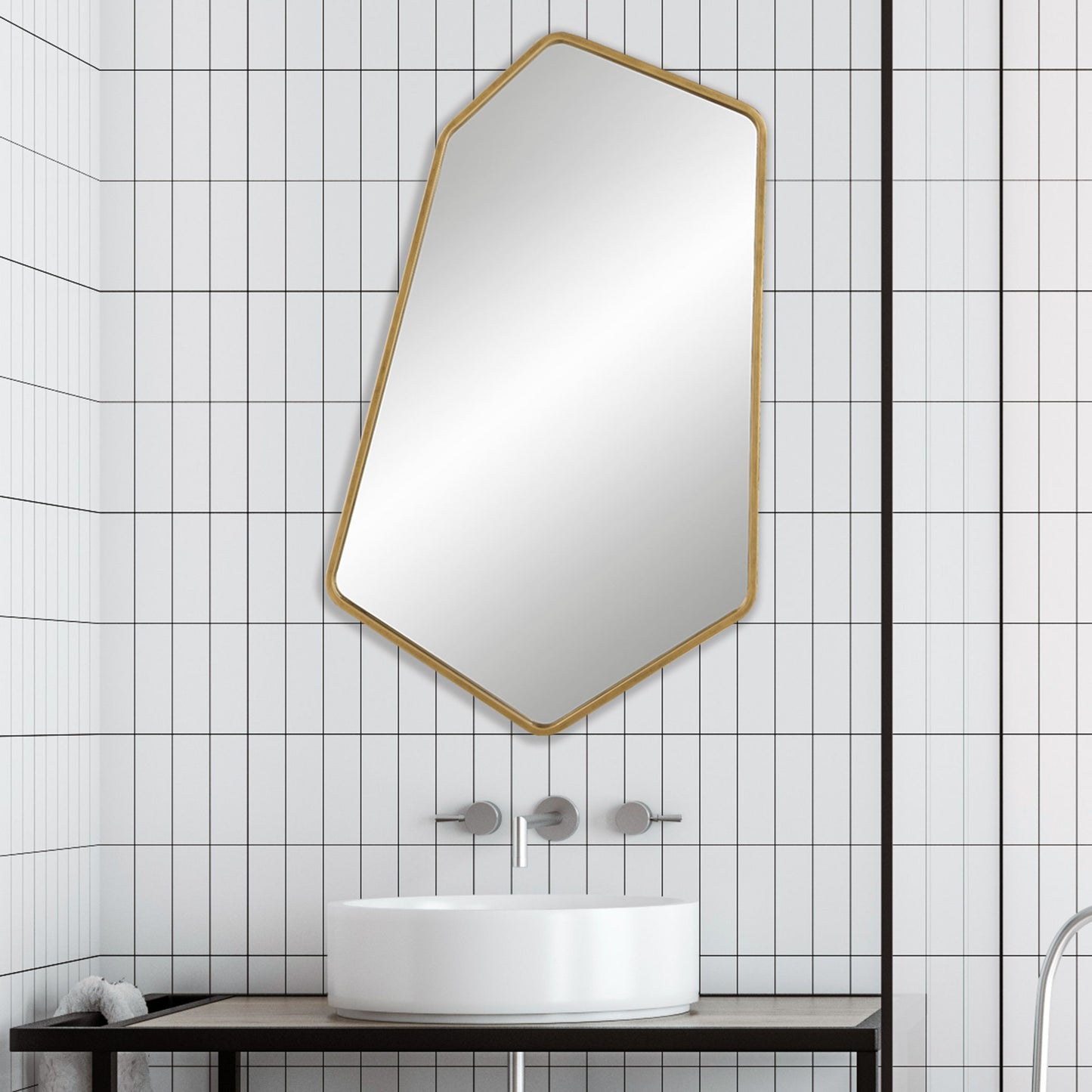 Linneah - Large Mirror - Gold