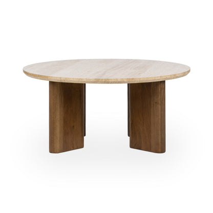 Idella - Travertine Round Table