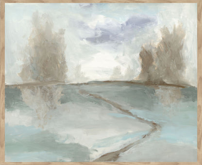 Blue Forest - 48" x 72" Painting By Buddy Whitlock - Blue
