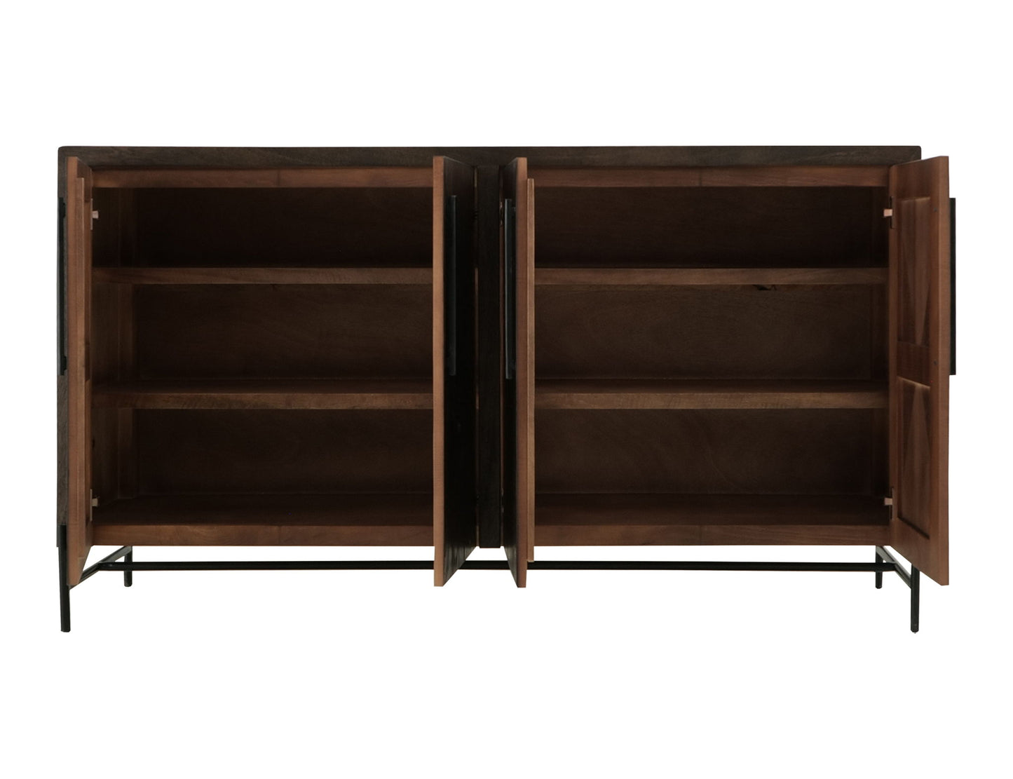 Verona - 4-Door Console - Deep Forest Brown