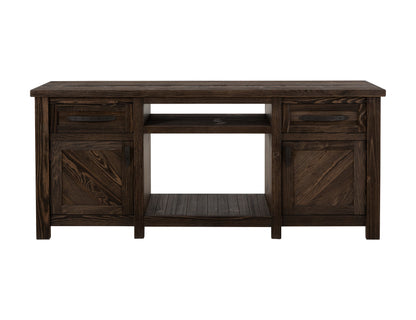 Dutton - Electric Fireplace - Rookwood Brown