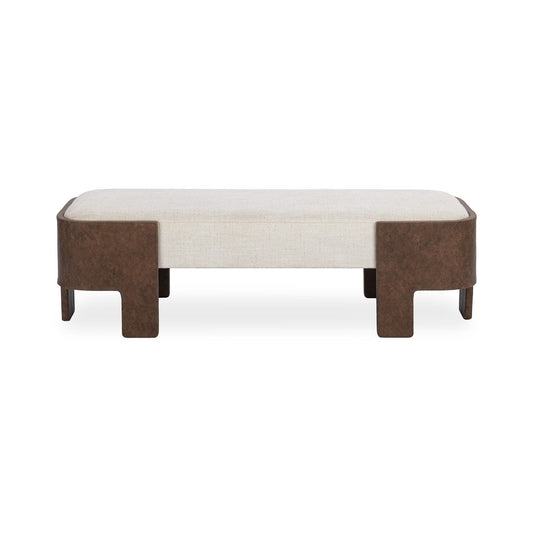 Janya - Accent Bench - Oat Cream