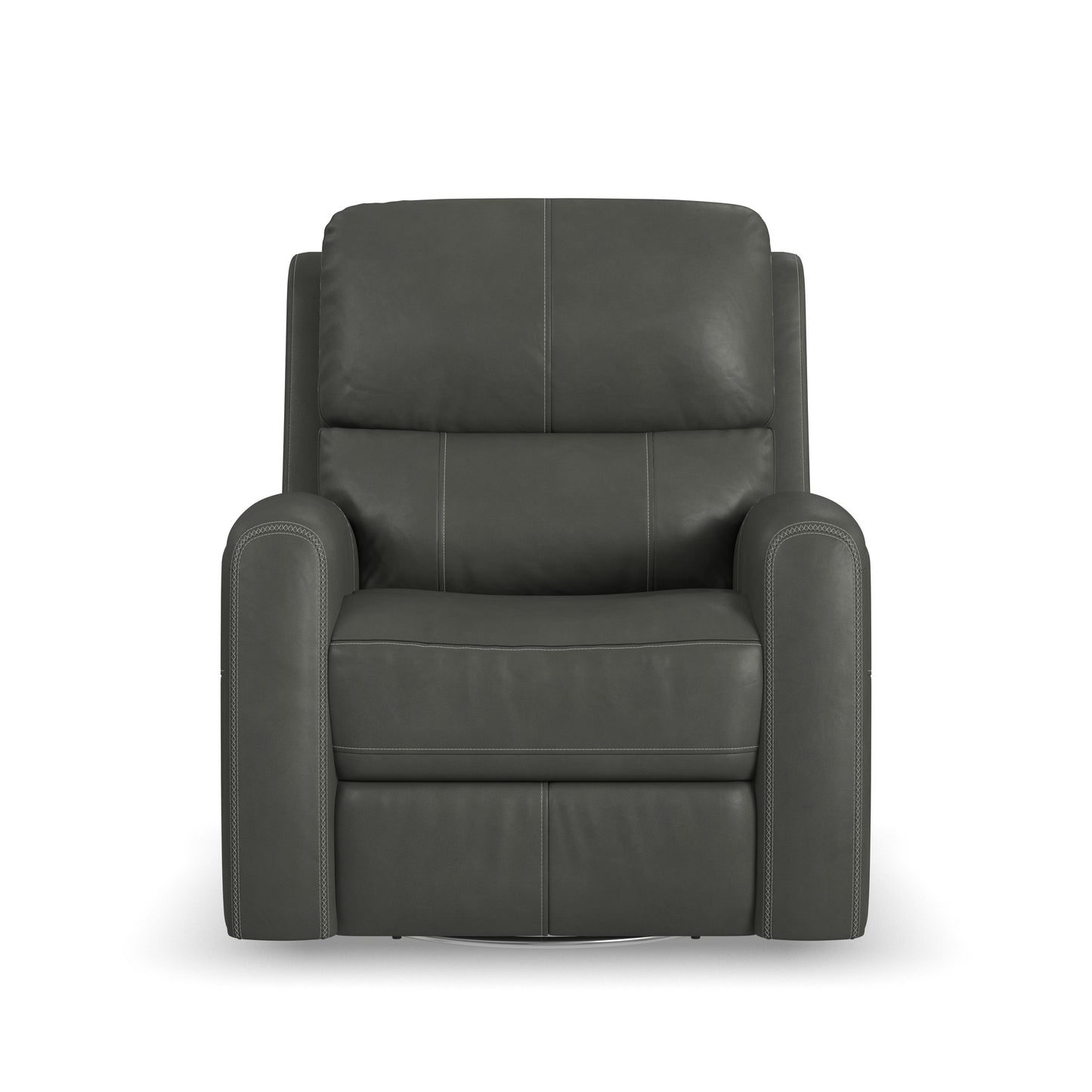Linden - Power Swivel Gliding Recliner With Power Headrest, Lumbar, Heat & Massage