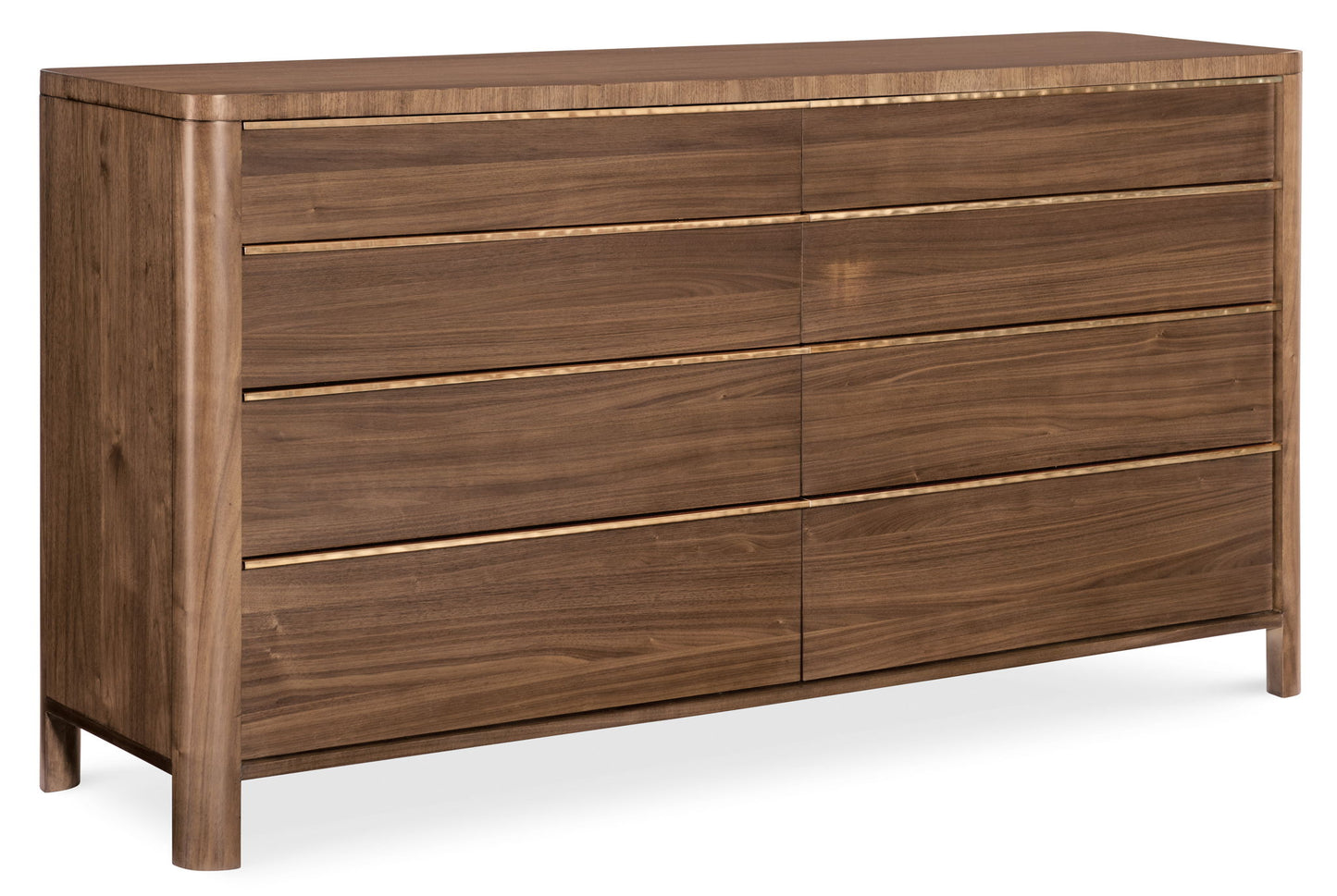 Eleana - Eight Drawer Dresser - Medium Wood