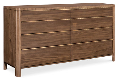 Eleana - Eight Drawer Dresser - Medium Wood