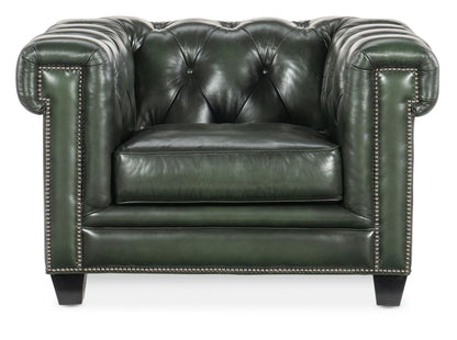 SS - Charleston Tufted Chair - Dark Green