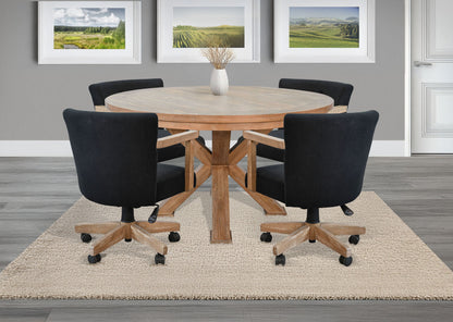 Gibson - Rolling Game Chair - Oak Grove