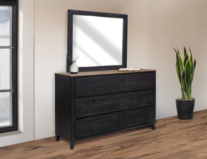 Empire - Dresser - Satin Black / Brown