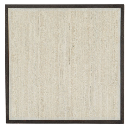 Melange - End Table - White