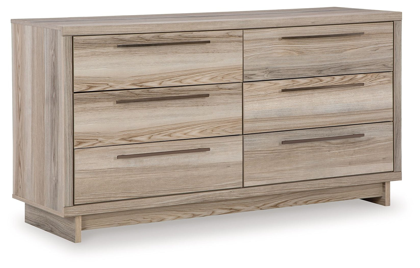 Hasbrick - Tan - Six Drawer Dresser