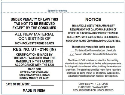 Uriah - Pouf - Ivory