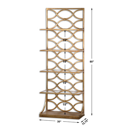 Lashaya - Etagere - Gold