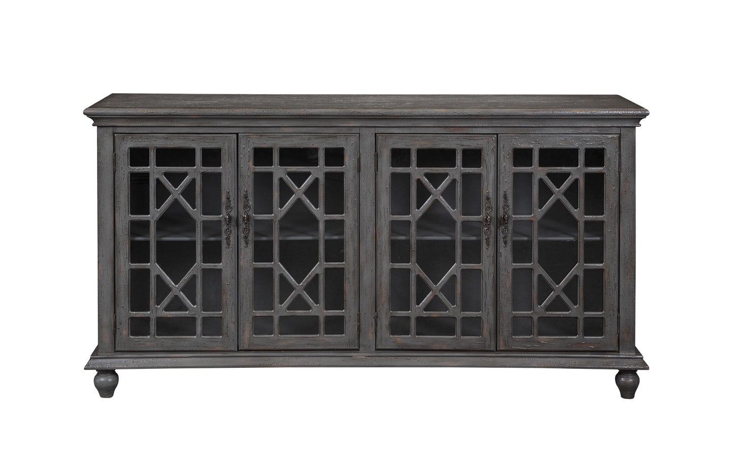 Lloyd - Four Door Credenza - Joplin Texture Gray