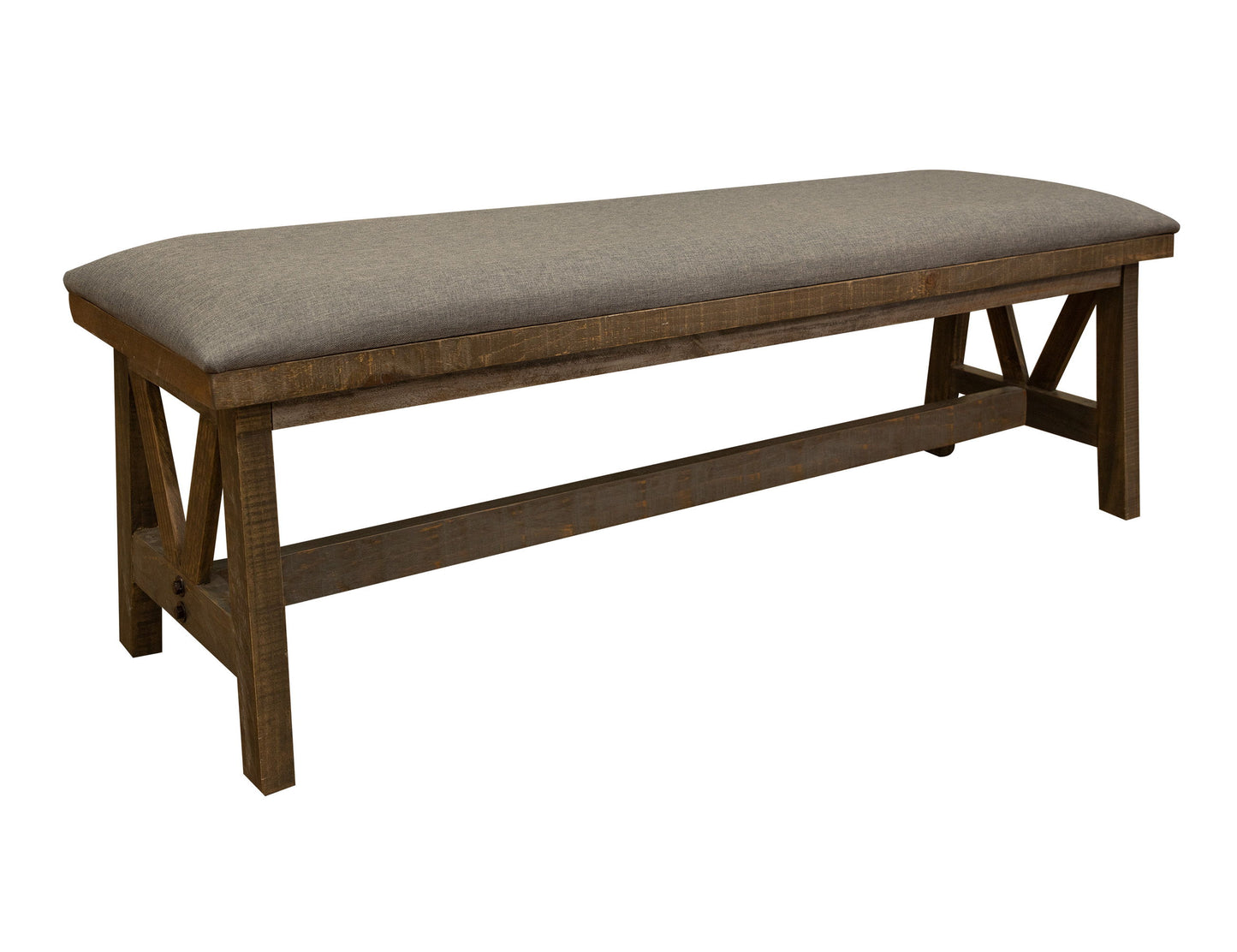 Loft Brown - Bench - Two Tone Gray / Brown