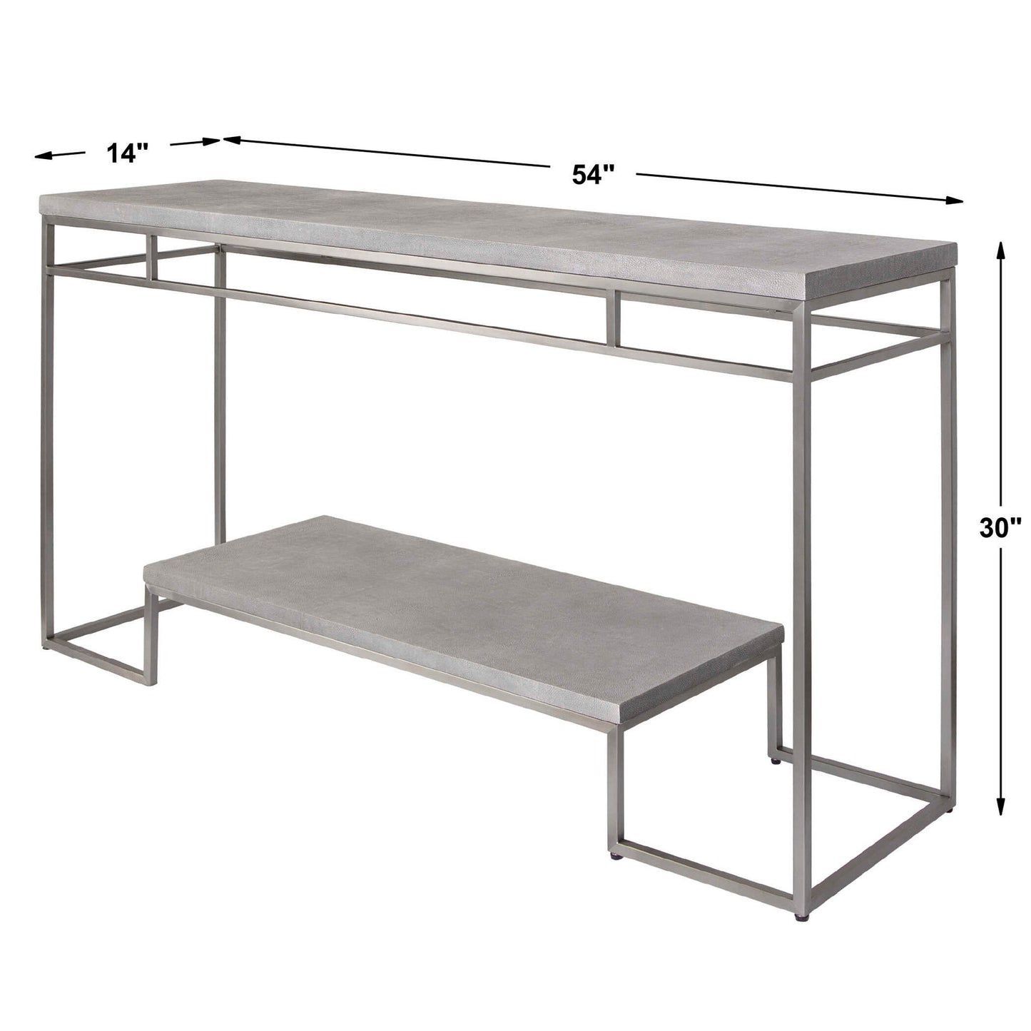 Clea - Console Table - Pearl Silver