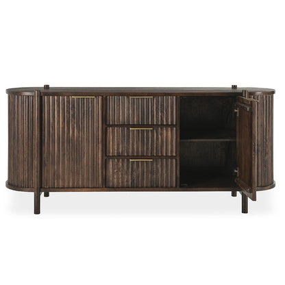 Redford - 2 Door 3 Drawer Buffet - Brown