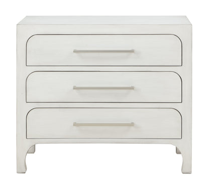 Oxford - Three Drawer Accent Chest - Burnished White