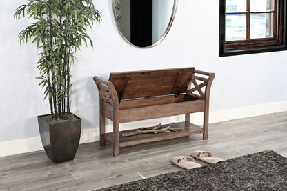 48" Accent Storage Bench - Buckskin