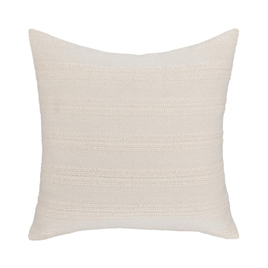 York - 26" x 26" Pillow - Natural / Ivory