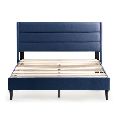 Madsen - Twin Long Platform Bed - Cobalt