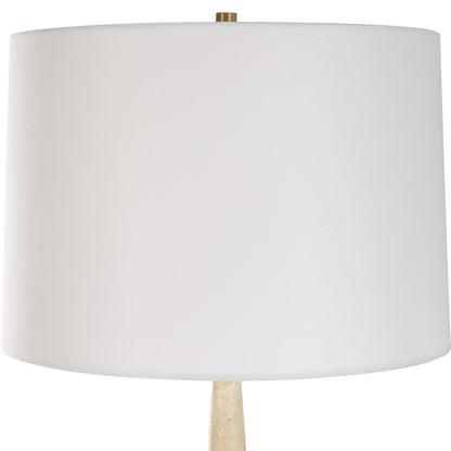 Palu - Travertine Table Lamp - Beige