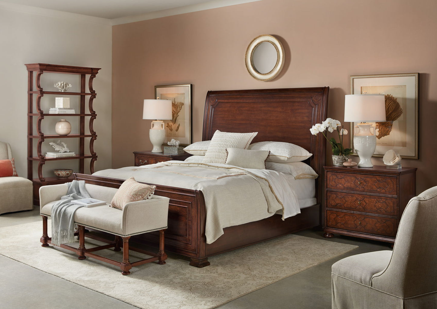 Charleston - Sleigh Bed