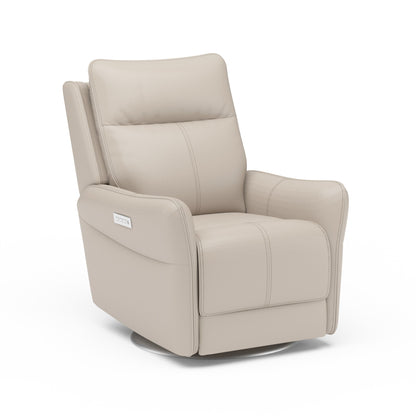 Spin - Swivel Power Recliner with Power Headrest & Lumbar