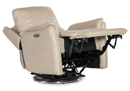 RC - Soiree Zero Gravity Swivel With Power Headrest and Lumbar - Beige