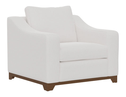 Natural Parota - Armchair - Mink Withe