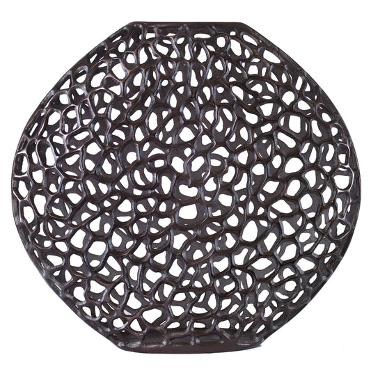 Web - Vase - Dark Bronze