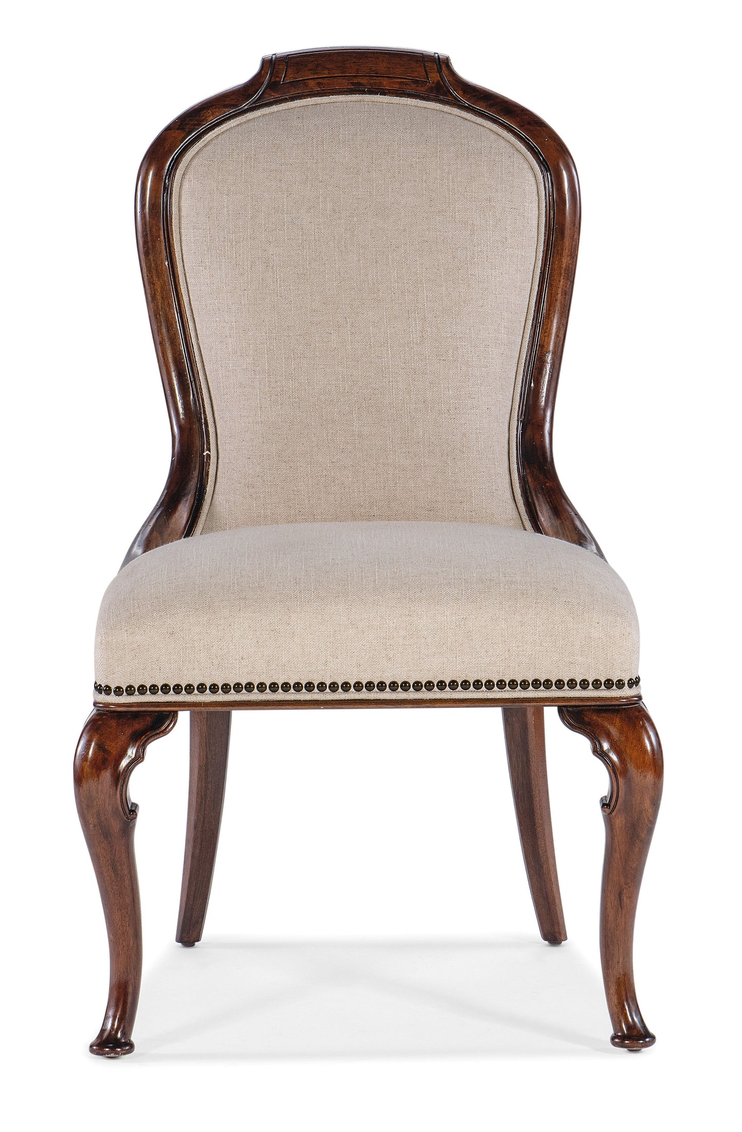 Charleston - Upholstered Side Chair (Set of 2) - Dark Brown