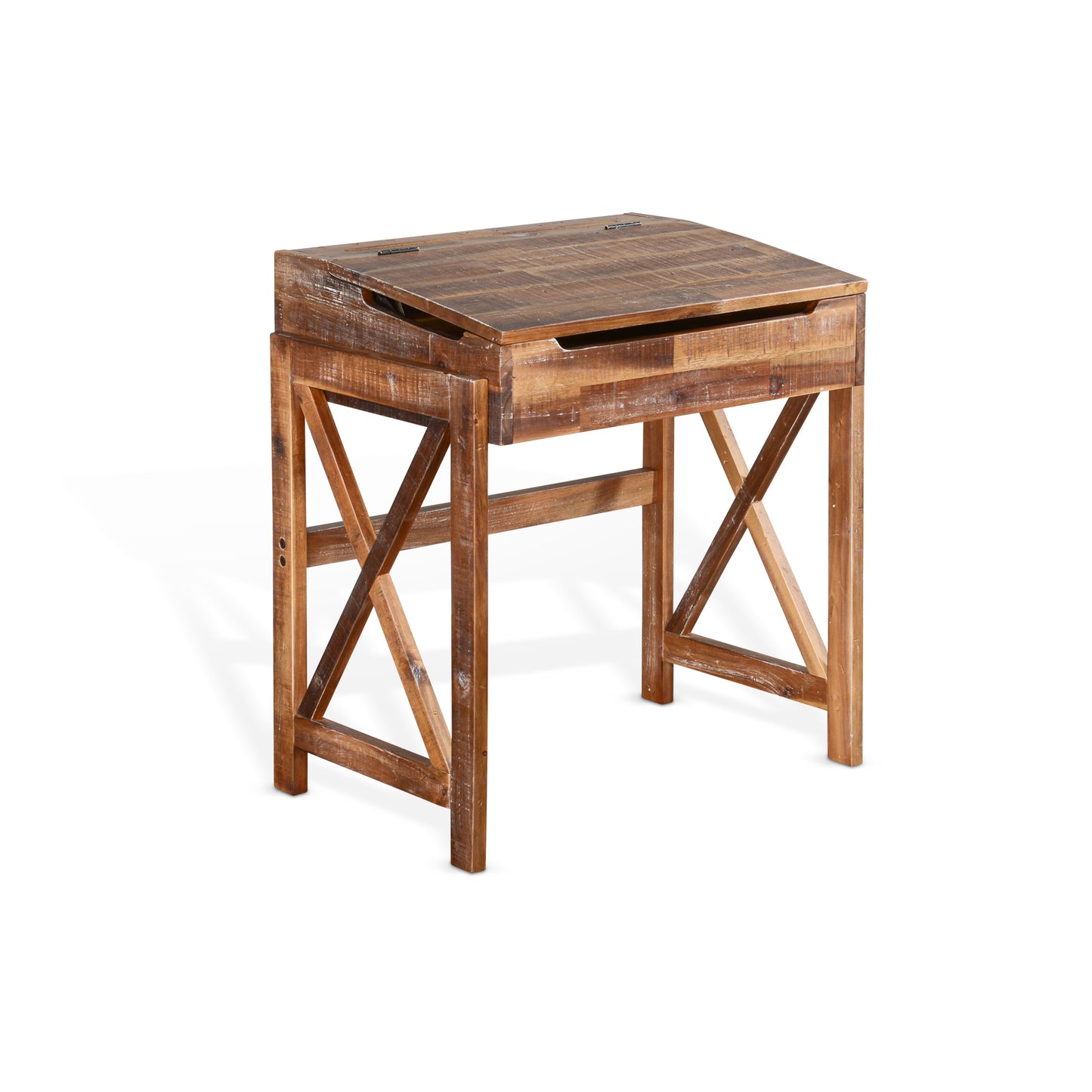 Havana - School Desk, X-Base - Light Brown