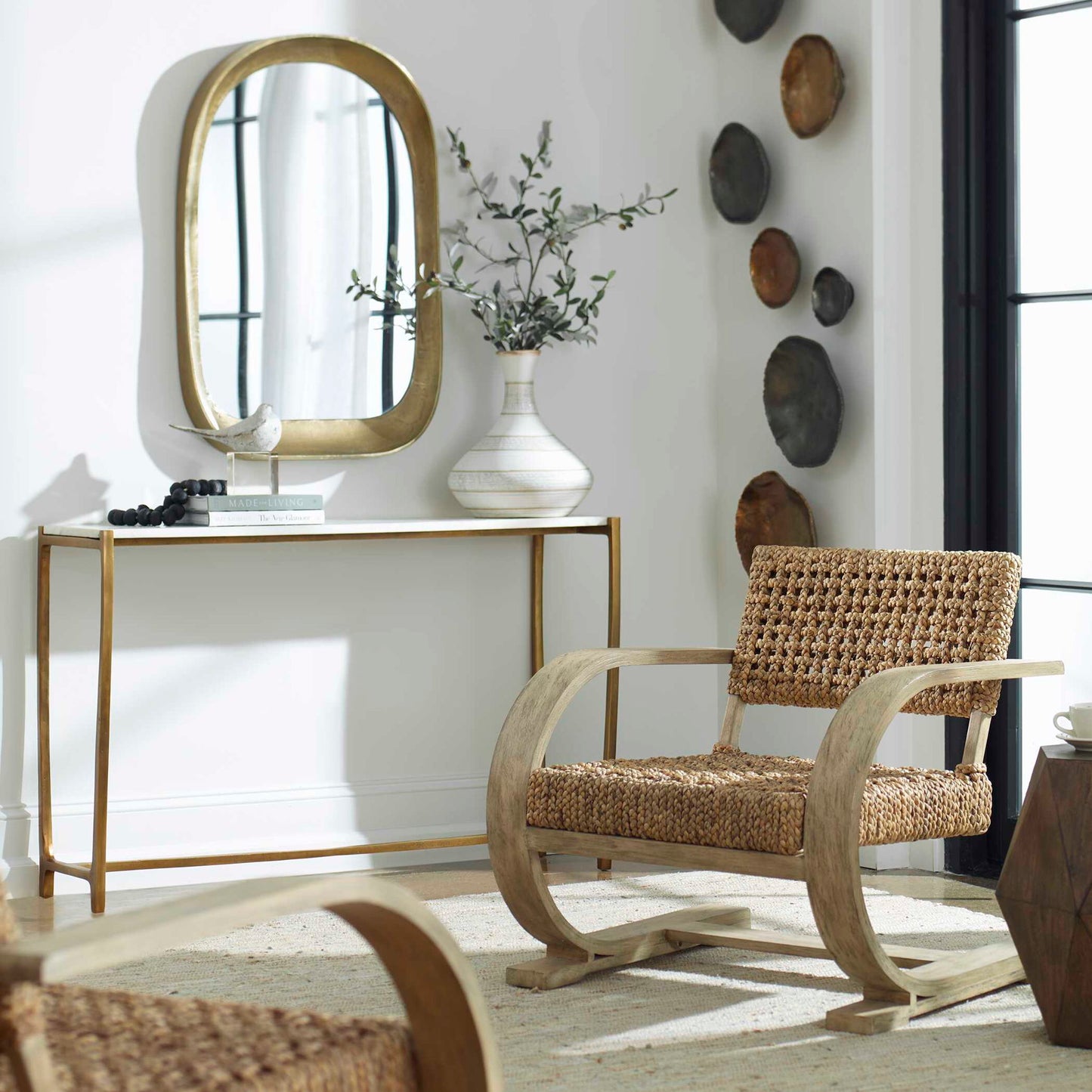 Affinity - Marble Console Table - White