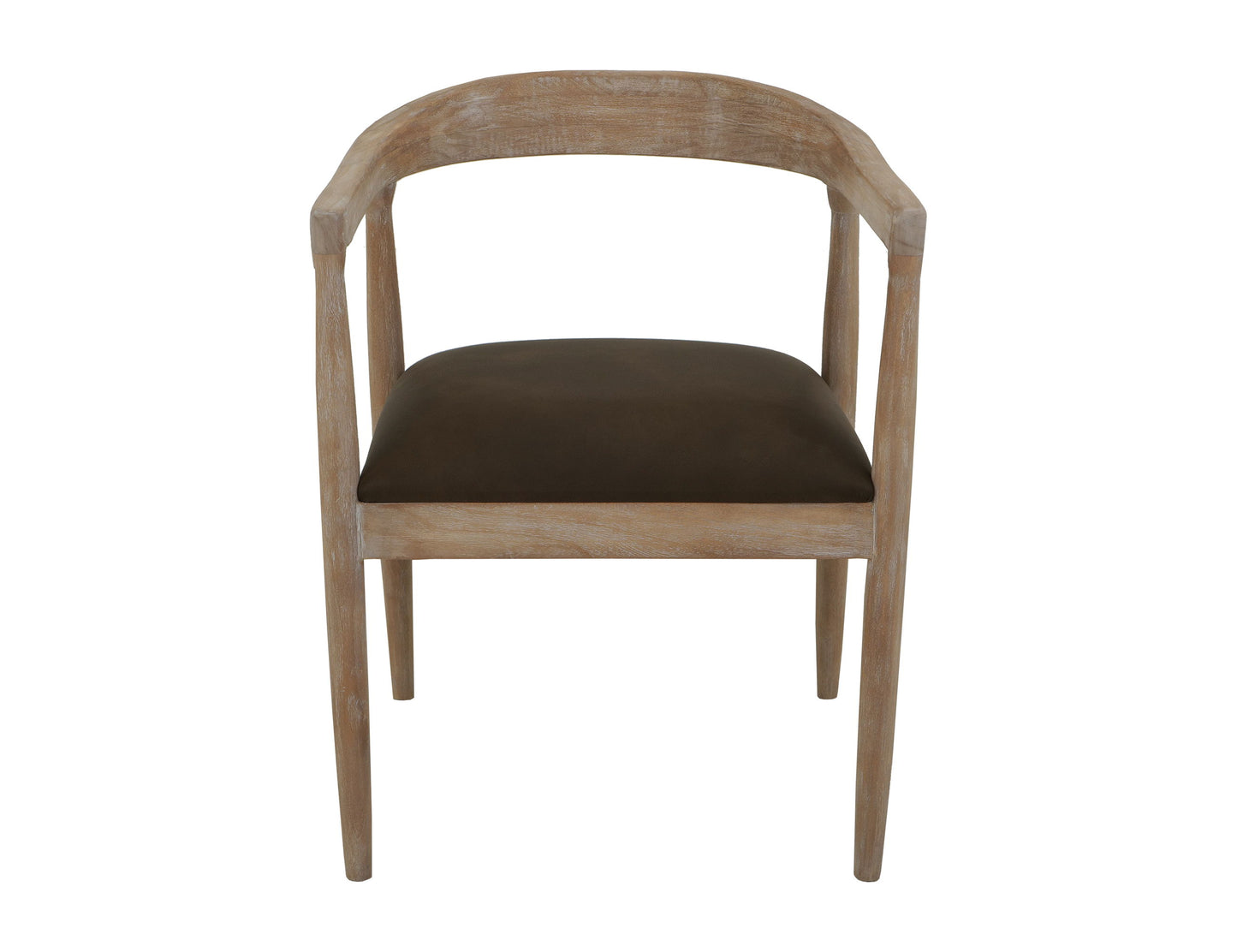 Teak - Chair - Ivory White